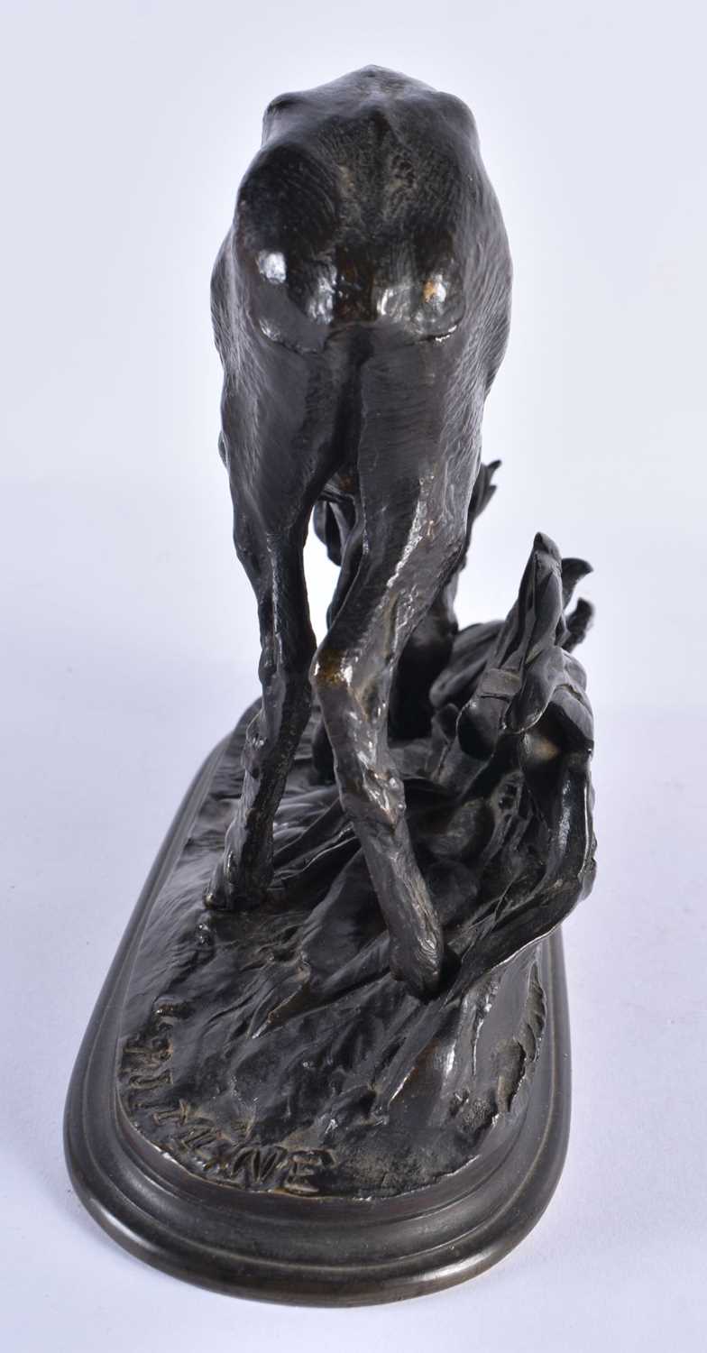 Pierre Jules Mene (1810-1879) French, Bronze, Roaming Stag. 22 cm x 19 cm. Note: Mêne produced a - Image 4 of 7