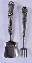 SHOVEL CADDY SPOON STERLING SILVER VICTORIAN Birmingham 1844 George Unite together with George Unite