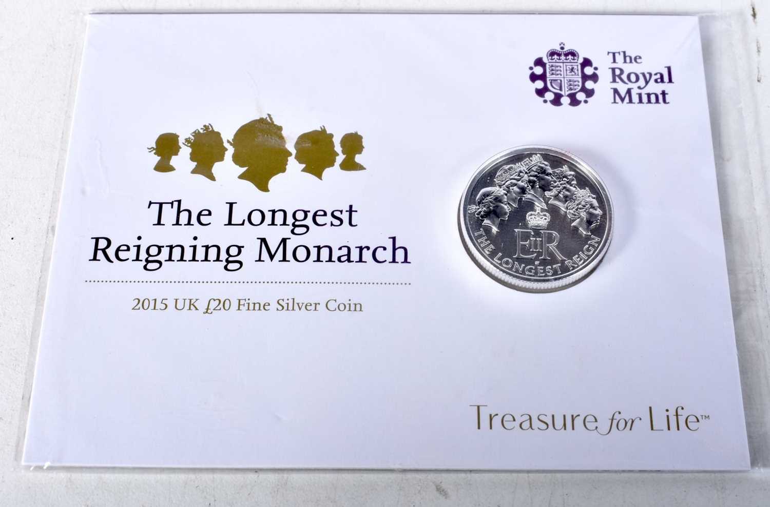 For 2015 to celebrate Queen Elizabeth II the Longest Reigning Monarch, the Royal Mint is issuing a