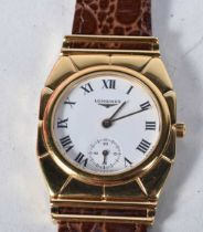 Vintage Longines Gold Plated Mechanical (Manual) Watch- men’s - 1970’s.  3.1cm diameter, not