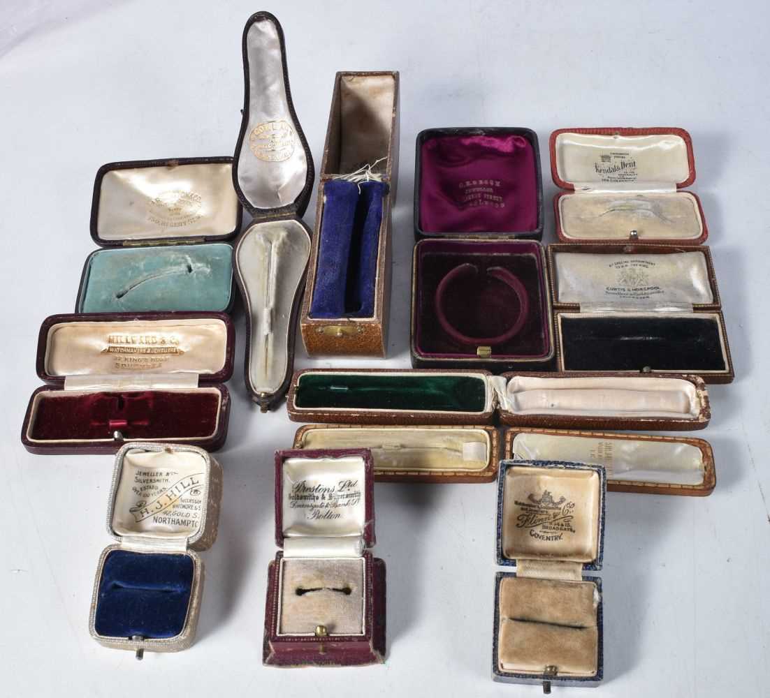 Twelve Antique Jewellery Boxes. (12) - Image 2 of 2