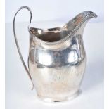 A Georgian Silver Helmet Cream Jug. Hallmarked London 1802. 11.3cm x 9.8cm x 6.5cm, weight 94g