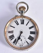 Gents Vintage Goliath Open Face Pocket Watch.  Movement - Hand-wind.  WORKING - Tested For Time.
