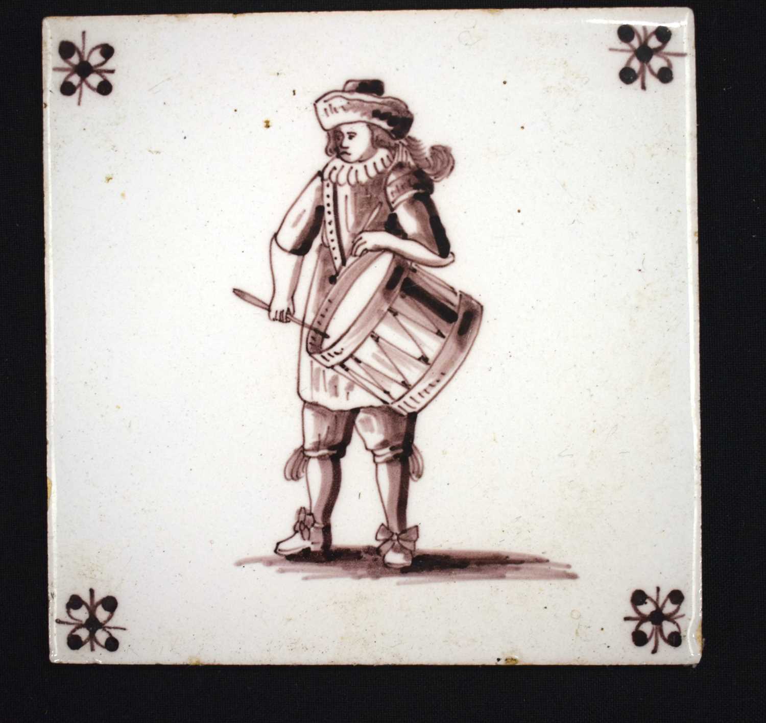 SIX DELFT POLCYRHOMED TILES. 12.5 cm square. (6) - Image 13 of 20