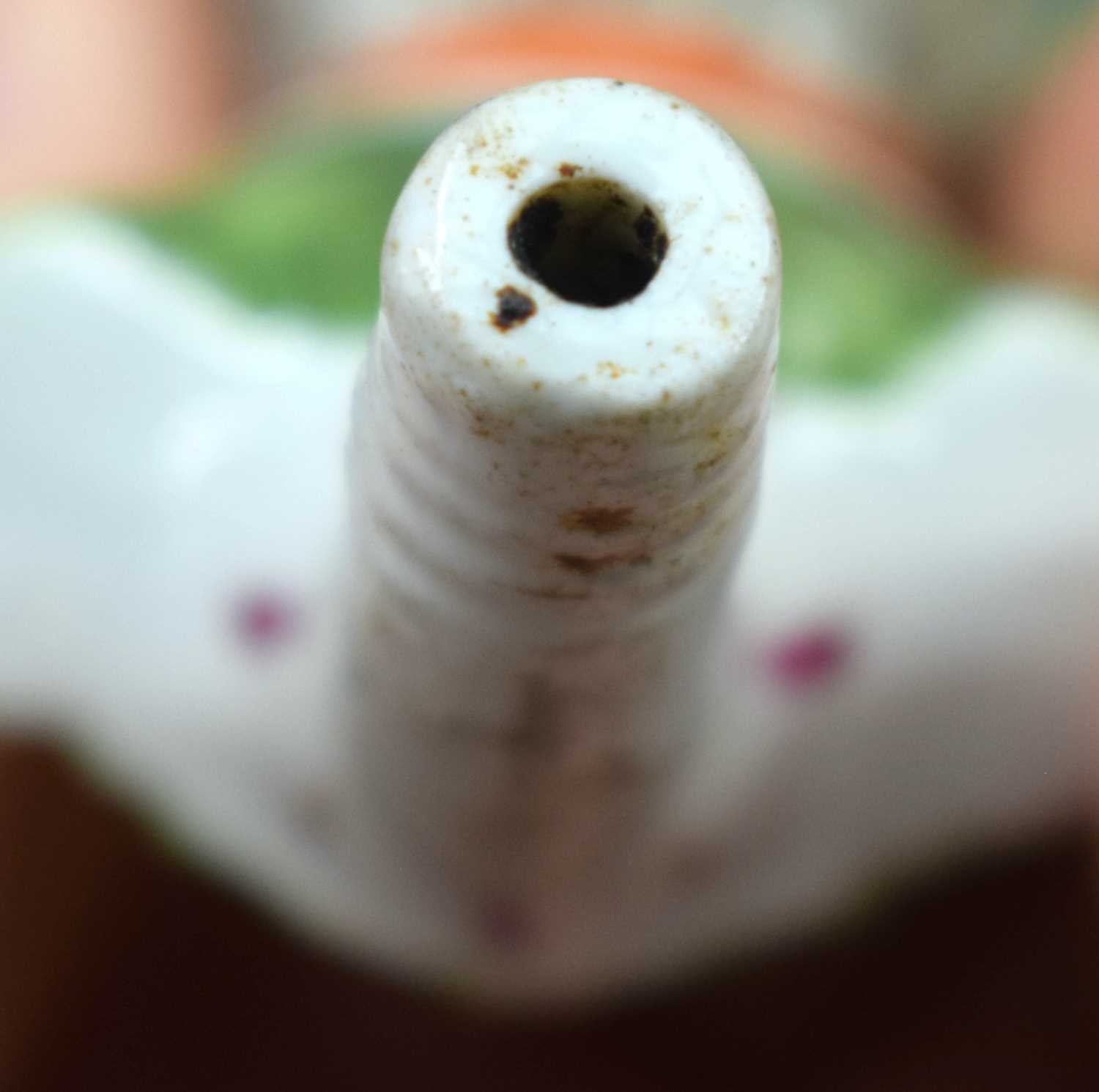 AN EARLY 19TH CENTURY ENGLISH PORCELAIN HEADED PIPE together with other pipes. Largest 30 cm - Image 21 of 24