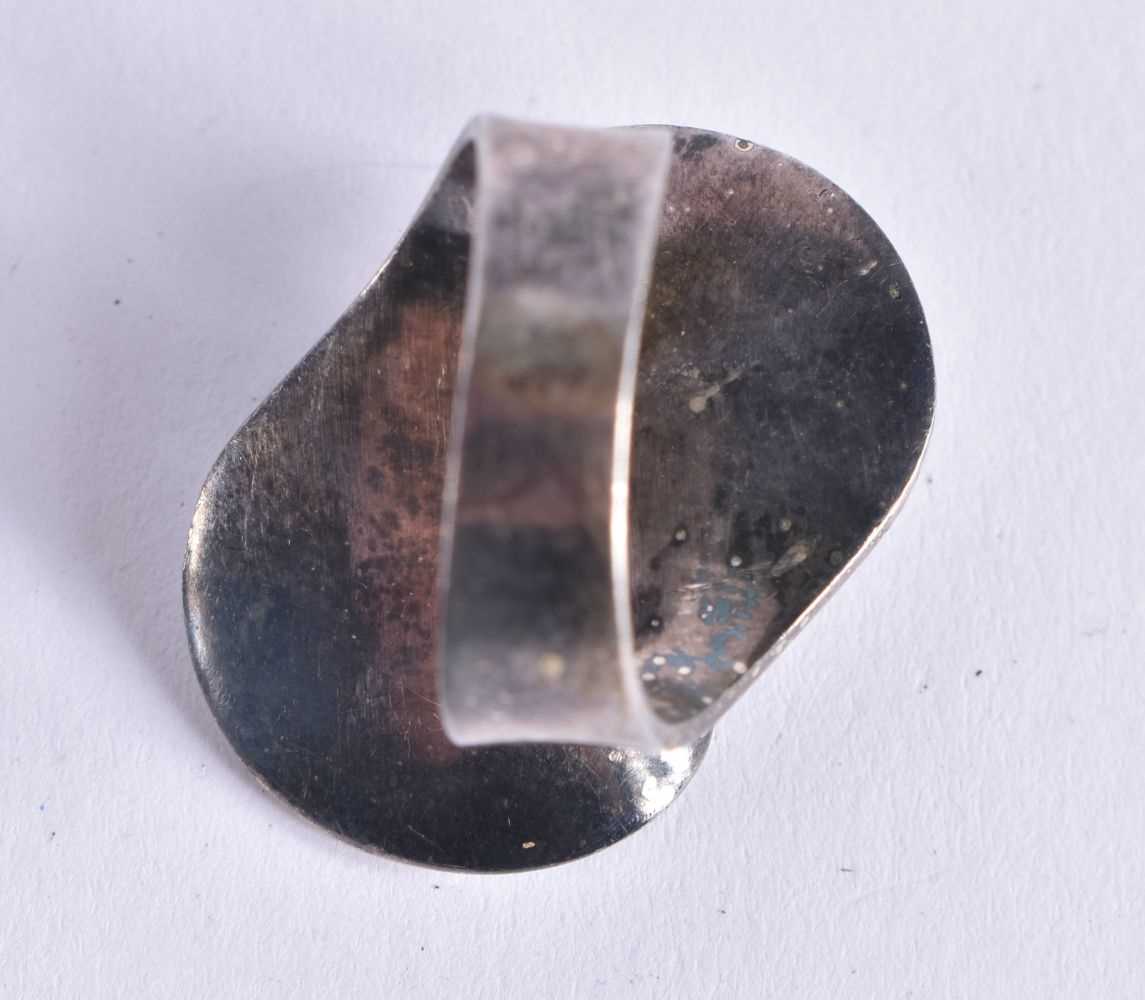 Silver modernist ring by Georg Jensen . 9 grams. K. - Image 4 of 4