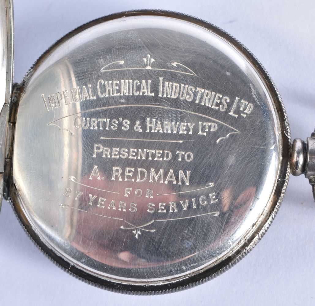 A Silver Cased Open Face Pocket Watch by James Wadsworth of Manchester. Hallmarked Birmingham - Image 2 of 4