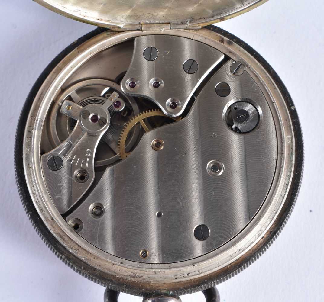 SMITHS Sterling Silver Gents Vintage Open Face Pocket Watch Hand-wind Working. Birmingham 1946. - Image 3 of 5