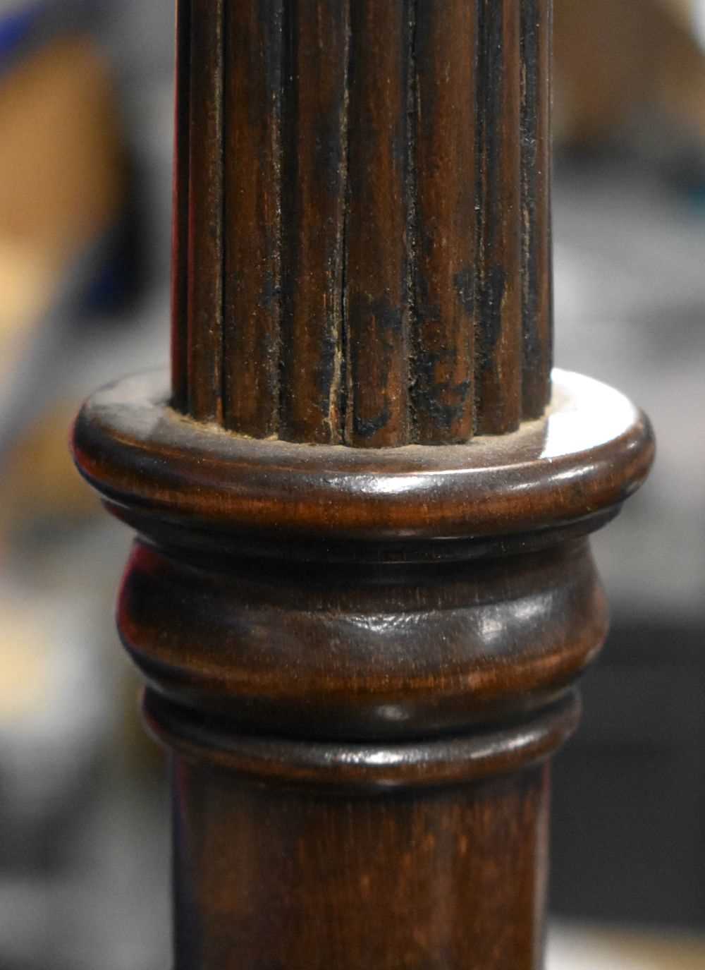 A LARGE VICTORIAN STANDARD LAMP. 190 cm high. - Image 3 of 8