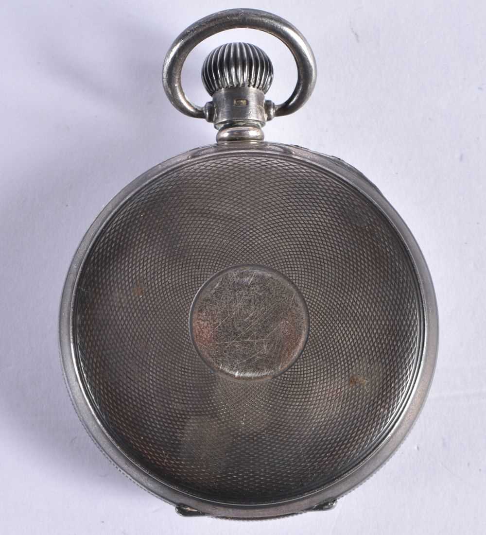 A Silver Cased Open Face Pocket Watch by James Wadsworth of Manchester. Hallmarked Birmingham - Image 4 of 4