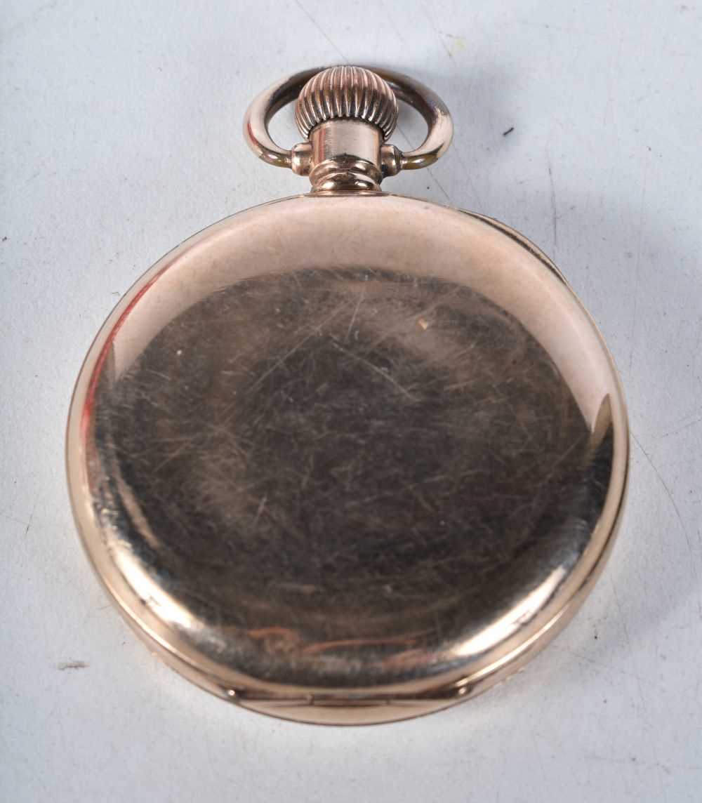 A Waltham Open Face Pocket Watch. 4.8cm diameter, working - Image 2 of 3