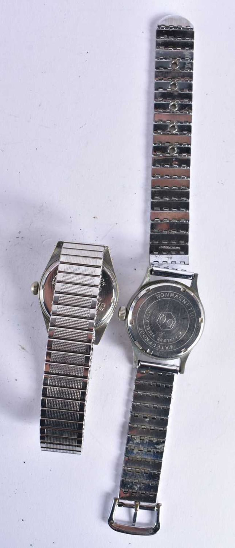 Gents Vintage Military Style Wristwatches Hand-wind/Automatic Working x 2. (2) - Image 5 of 5