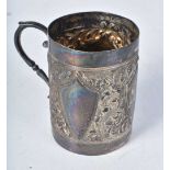 A Victorian Silver Christening Cup. Hallmarked Birmingham 1899. 7.2cm x 7.9cm x 5.6cm, weight 109g