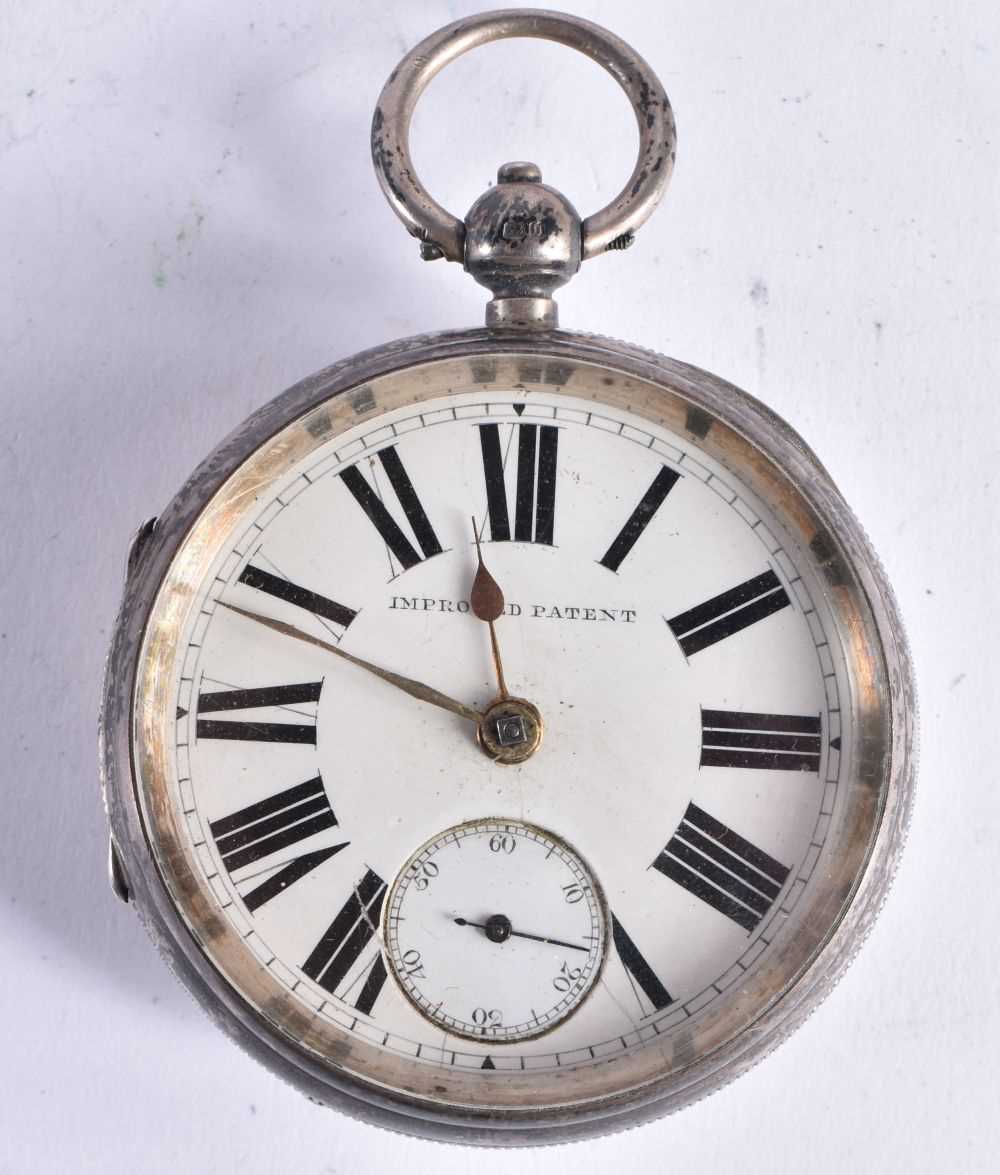 Sterling Silver Gents Antique Fusee Pocket Watch Key-wind Working. Chester 1888. 150 grams. 5.25