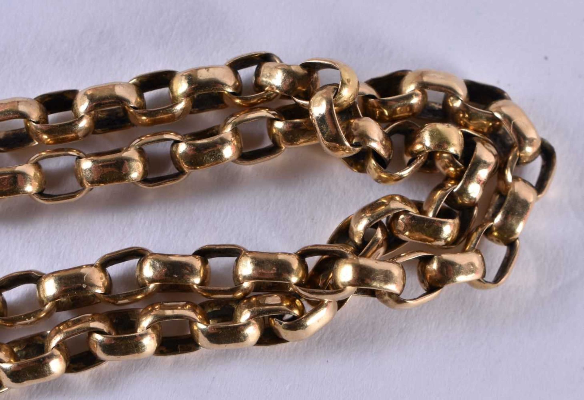 Two 9 Carat Gold Chains. Longest 65cm, total weight 23g (2) - Image 6 of 6