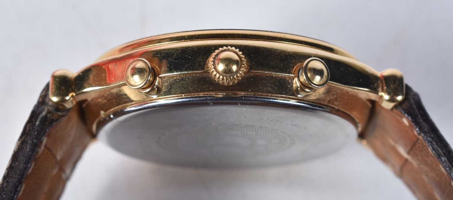 SEIKO QUARTZ World Timer Chronograph Gentlemen's watch.  4.1cm incl crown, working - Image 4 of 4