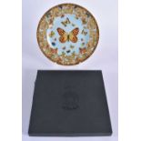 Versace Le Jardin Plate in Original Box w/ Certificate. 8.5 cm diameter.