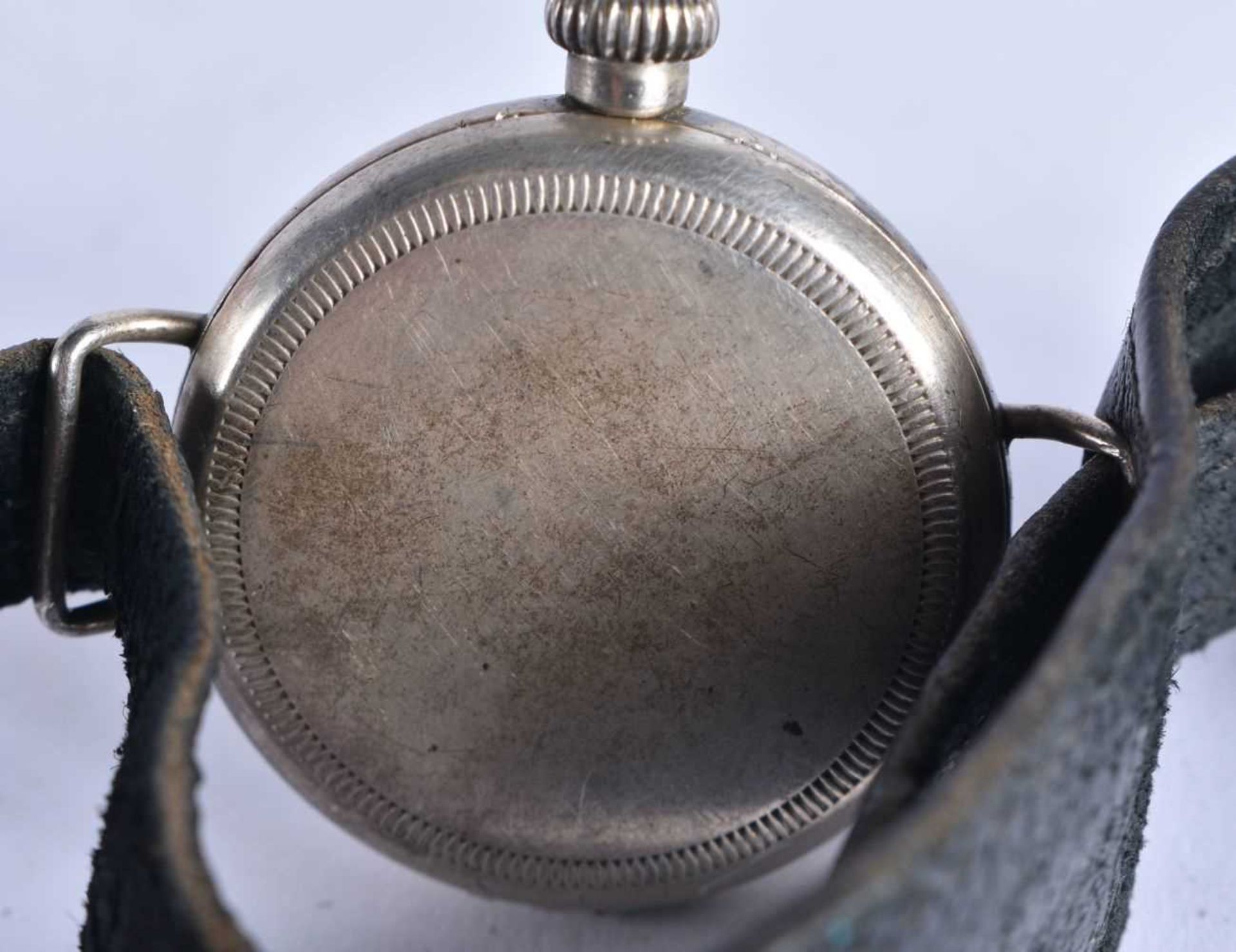 MAPPIN Sterling Silver Borgel Cased Trench Style Wristwatch Hand-wind Working. 4 cm diameter. - Image 4 of 7
