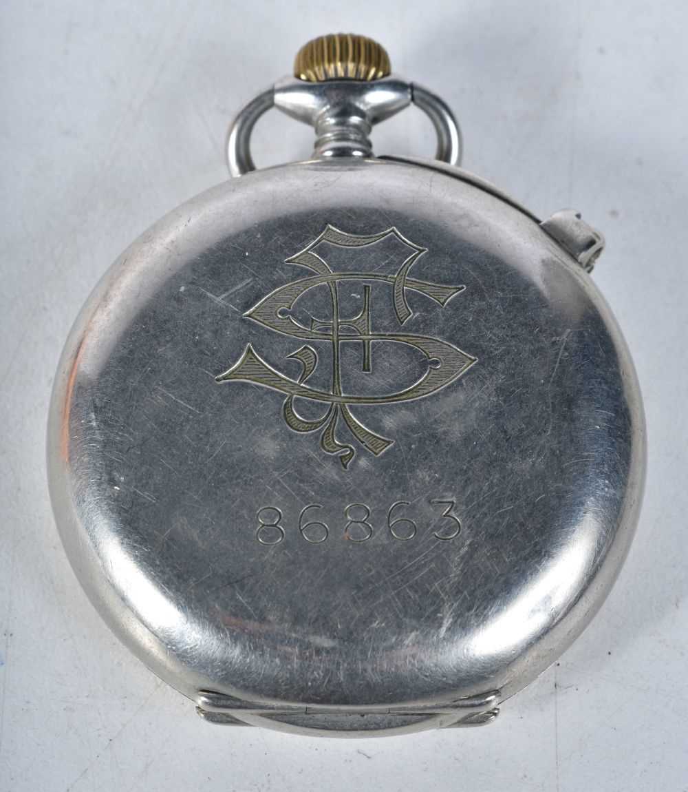 A Longines Pocket Watch. 5.1cm diameter, Working - Image 2 of 3