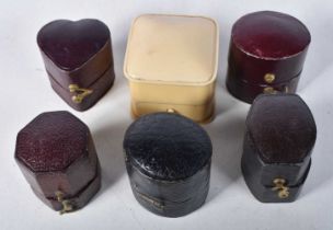 Six Antique Ring Boxes (6)