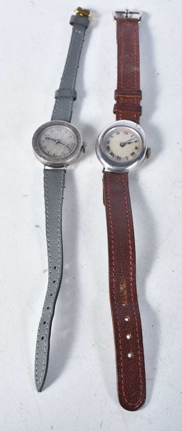 Two STERLING SILVER Women's Vintage WRISTWATCHES.  Stamped 925.  Hand-Wind.  WORKING - Tested For - Image 2 of 3