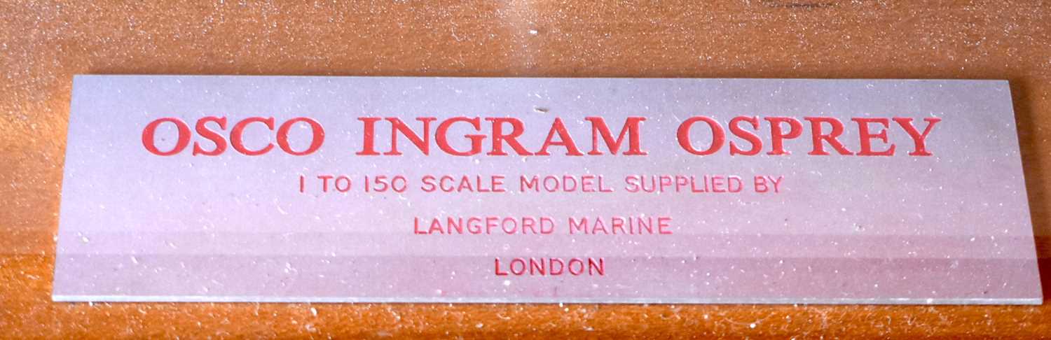 A Large Shipyard Model of the OSCO Iingram Osprey, 135 x 36cm - Image 3 of 6