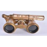 A PAIR OF MOTHER OF PEARL OPERA GLASSES. 18 cm wide extended.
