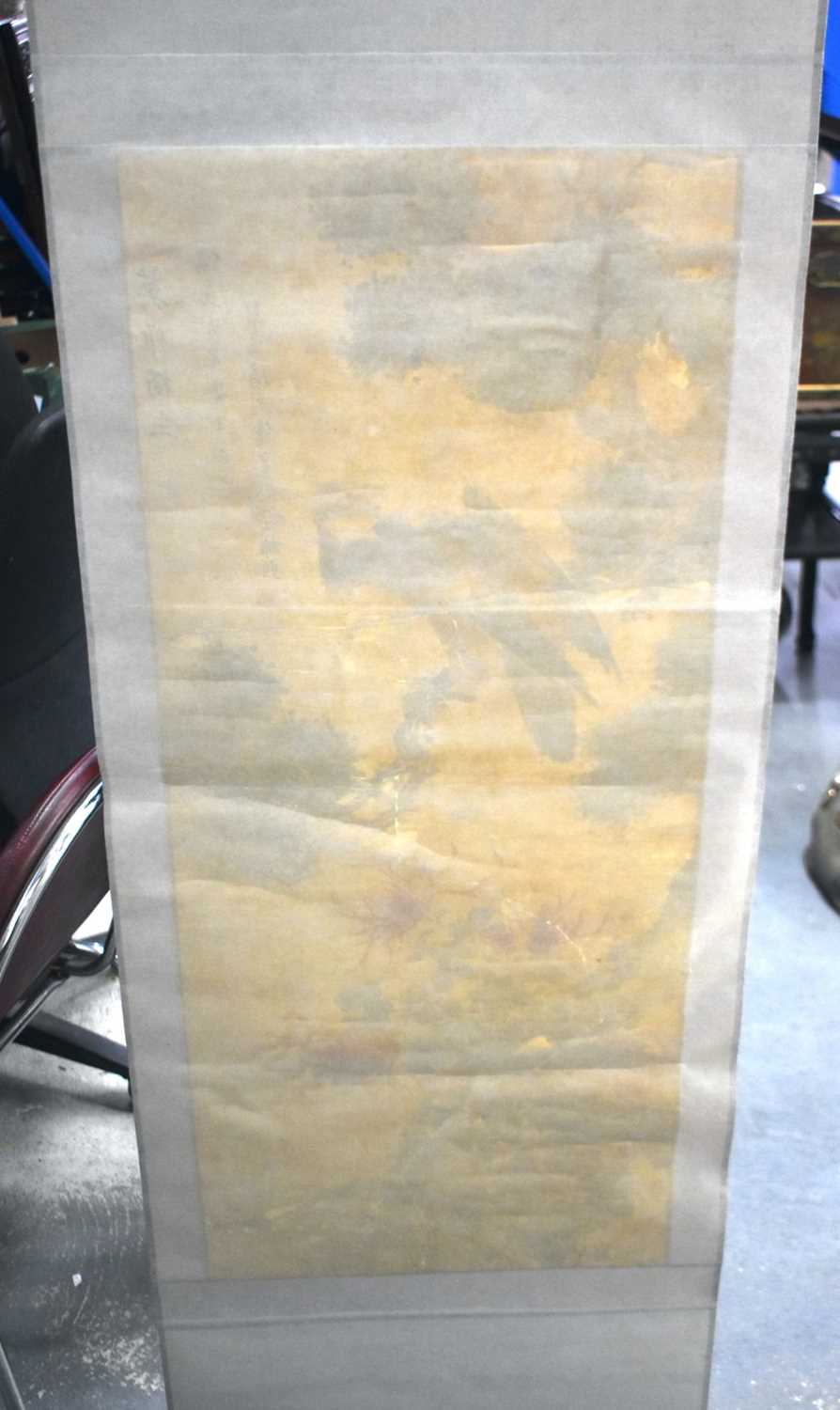 THREE EARLY 20TH CENTURY CHINESE SCROLLS. Largest 130 cm x 50 cm. (3) - Image 18 of 18