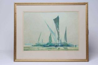 Y GEORGE AYLING RSMA RI (1887-1960) Ready to Leave, signed lower left, watercolour over pencil