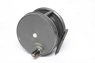 HARDY THE "PERFECT" 3 3/4" SALMON FISHING REEL with brass foot and rim tension screw (Est. plus