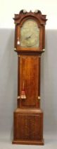 AN OAK LONGCASE CLOCK SIGNED THOMAS LISTER HALIFAX, the thirty hour movement with anchor