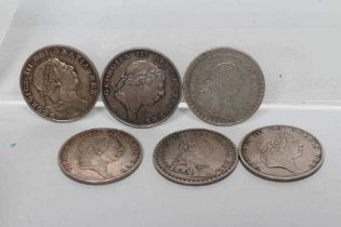 A CONSECUTIVE RUN OF GEORGE III BANK TOKENS, 1811 to 1816 inclusive, 1s 6d (Est. plus 24% premium