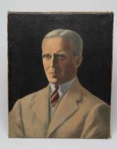 Y JACOB KRAMER (1892-1962) Portrait of a Gentleman, head and shoulders wearing a jacket and tie,