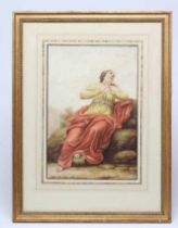 JOHANN CASPAR LAVATER (1741-1801) Madame Goddin Lenhoven, signed and inscribed with title lower