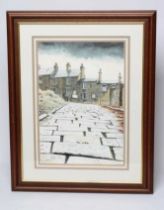 Y STUART HIRST (b.1951) "Cobden Street Allerton", signed and dated 1991, watercolour and pencil