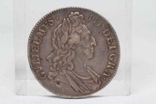 A WILLIAM III CROWN, 1695, Octavo (Est. plus 24% premium inc. VAT) Condition Report: Generally