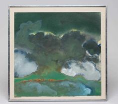 Y HENRY INLANDER (1925-1983) Cloudscape, signed lower right, dated 1973, with "The New Art Center"