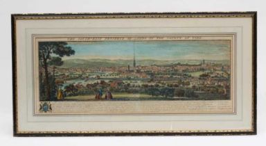 SAMUEL & NATHANIEL BUCK (17/18th century) "The South East Prospect of Leeds in the County of