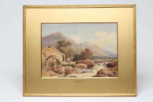 DAVID HALL MCKEWAN (1817-1873) "The Water Mill", inscribed with artist’s name and title on Walker