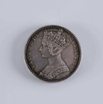 A VICTORIA PATTERN FLORIN, 1848, plain edge, cruciform back (Est. plus 24% premium inc. VAT)