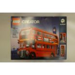 Lego set 10258, Creator, London Bus, boxed Condition Report: Opened, built, unchecked for