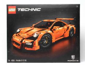 Lego Technic set 42056, Porsche 911 GT3 RS, boxed Condition Report: Opened, built, unchecked for