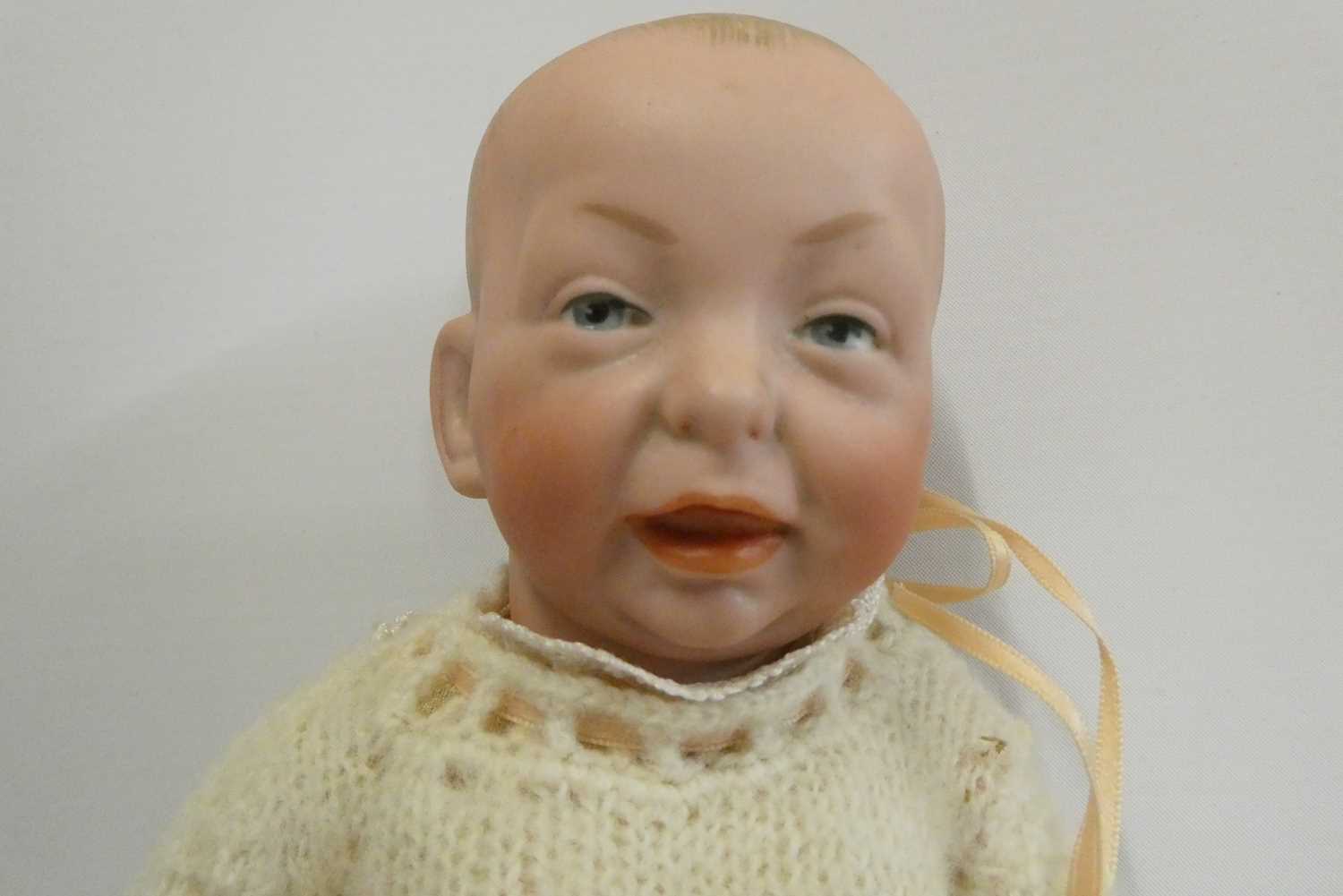 A Kammer & Reinhardt bisque socket head character doll, with painted features, bent limb composition - Image 2 of 3