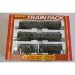 Hornby Train Pack with Class 110 three car DMU in BR green, boxed, excellent