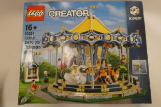 Lego set 10257, Creator, Carousel, boxed Condition Report: Opened, loose in box, unchecked.