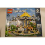 Lego set 10257, Creator, Carousel, boxed Condition Report: Opened, loose in box, unchecked.