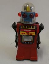 Cragstans battery operated Mr Robot, bump and go mechanism, no response when batteries fitted,