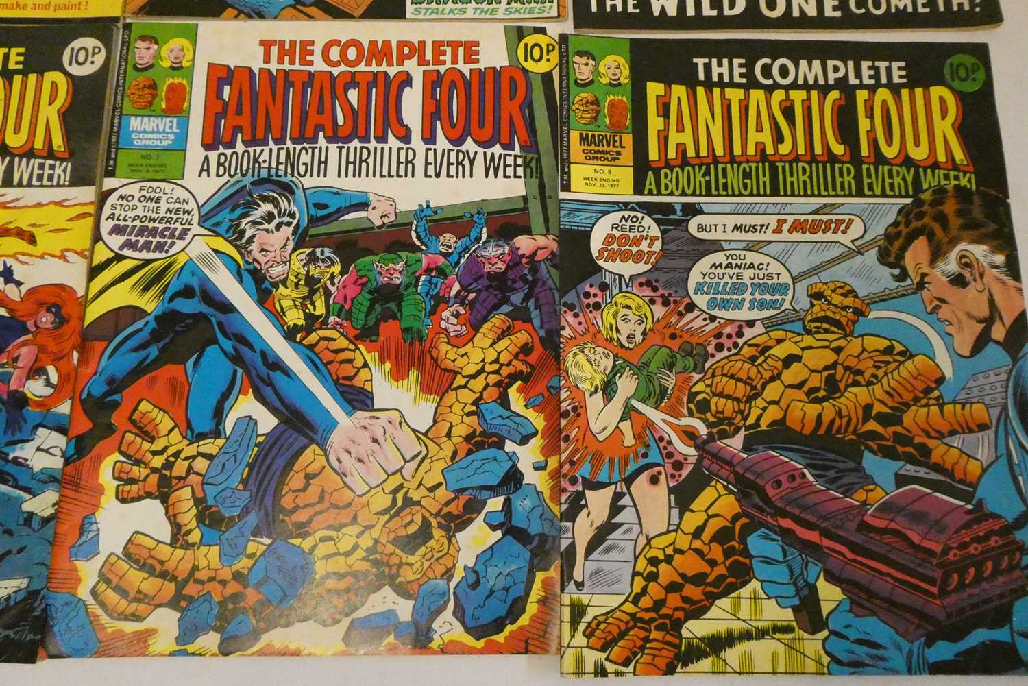 8 "The Complete Fantastic Four" Marvel comics numbers 1-7 and 9 Condition Report: Generally good, - Image 5 of 5