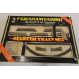 Graham Farish N gauge set with Duchess locomotive, four B.R. coaches and track, boxed, good to