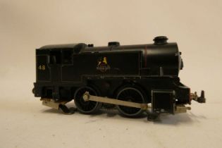 Twin 0-4-0 Tank locomotive finished in BR black, fair